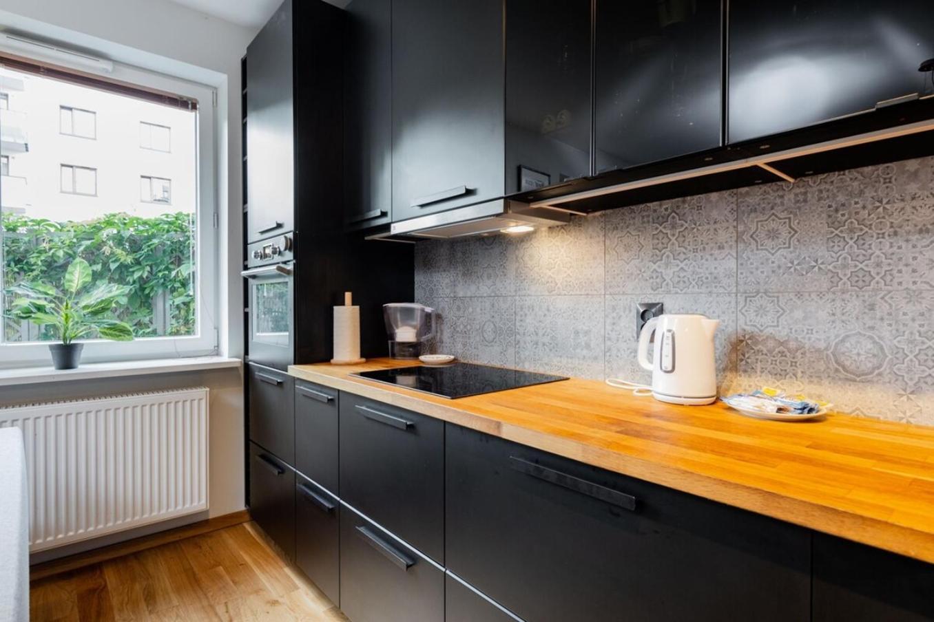 Modern 70M Apartment With Private Garden Metro Варшава Екстер'єр фото